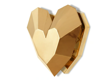 QUEEN HEART - Brass wall lamp by ROYAL STRANGER - view 3